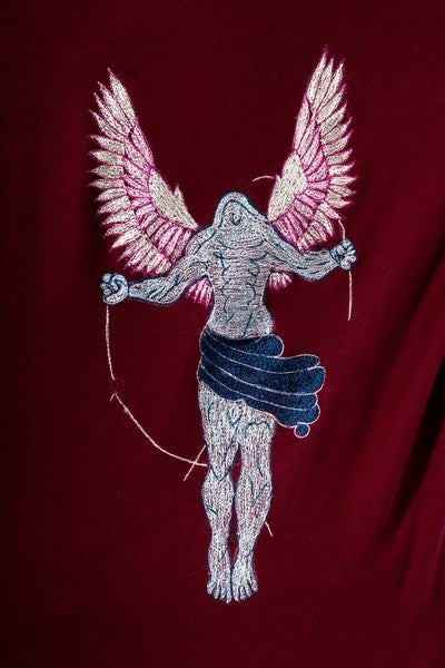 WING EMBROIDERY HOODIE