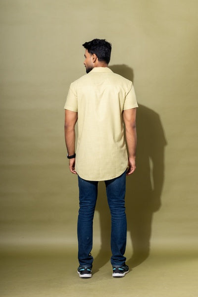 LEAVE EMBROIDERY SHIRT