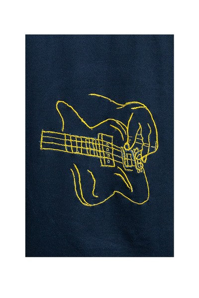GUITER EMBROIDERY HOODIE