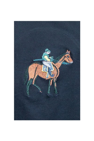 HORSE EMBROIDERY T-SHIRT