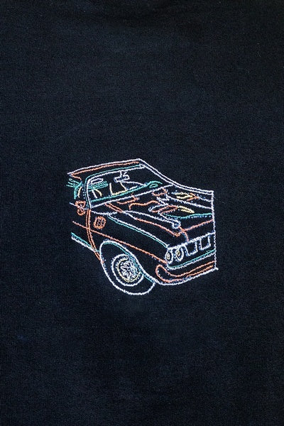 CAR EMBROIDERY T-SHIRT